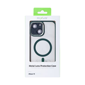 Rixus Classic 04 Case With MagSafe For iPhone 13 Dark Green
