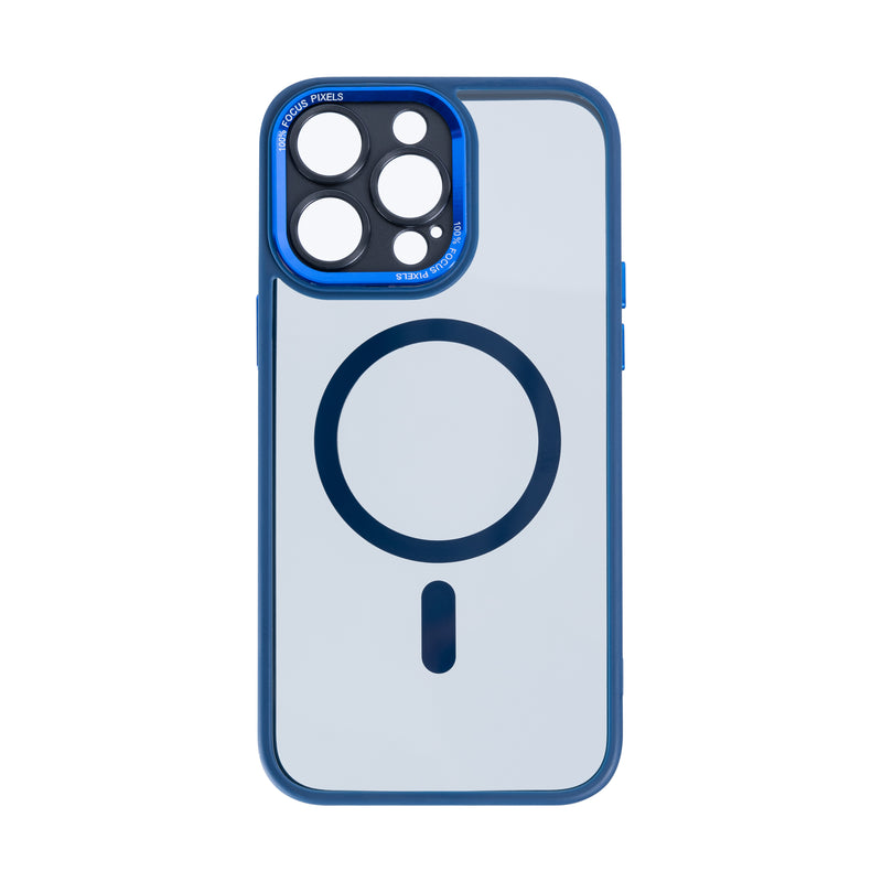 Rixus Classic 04 Case With MagSafe For iPhone 14 Pro Max Dark Blue