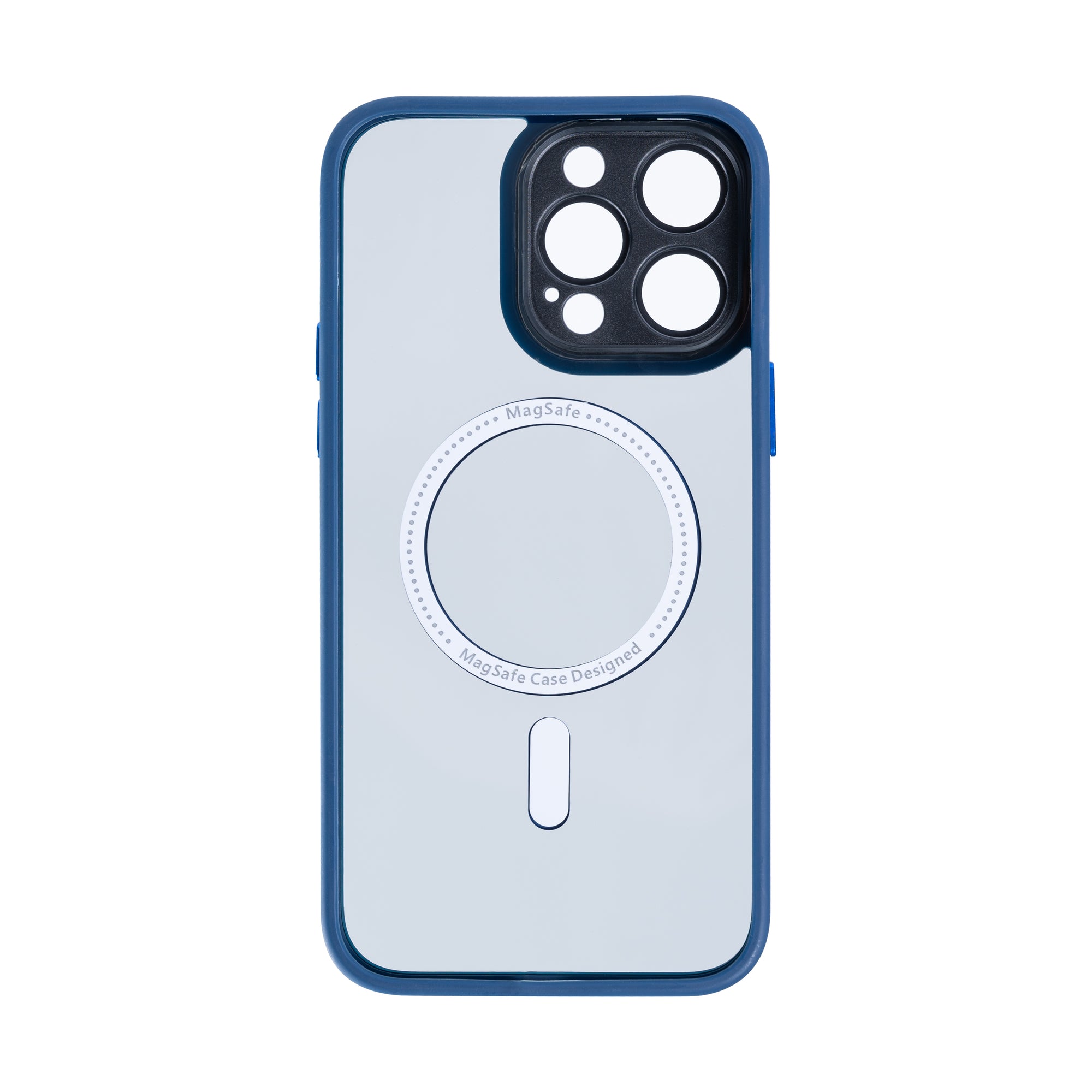 Rixus Classic 04 Case With MagSafe For iPhone 15 Pro Max Dark Blue