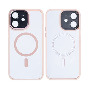 Rixus Classic 04 Case With MagSafe For iPhone 11 Pink