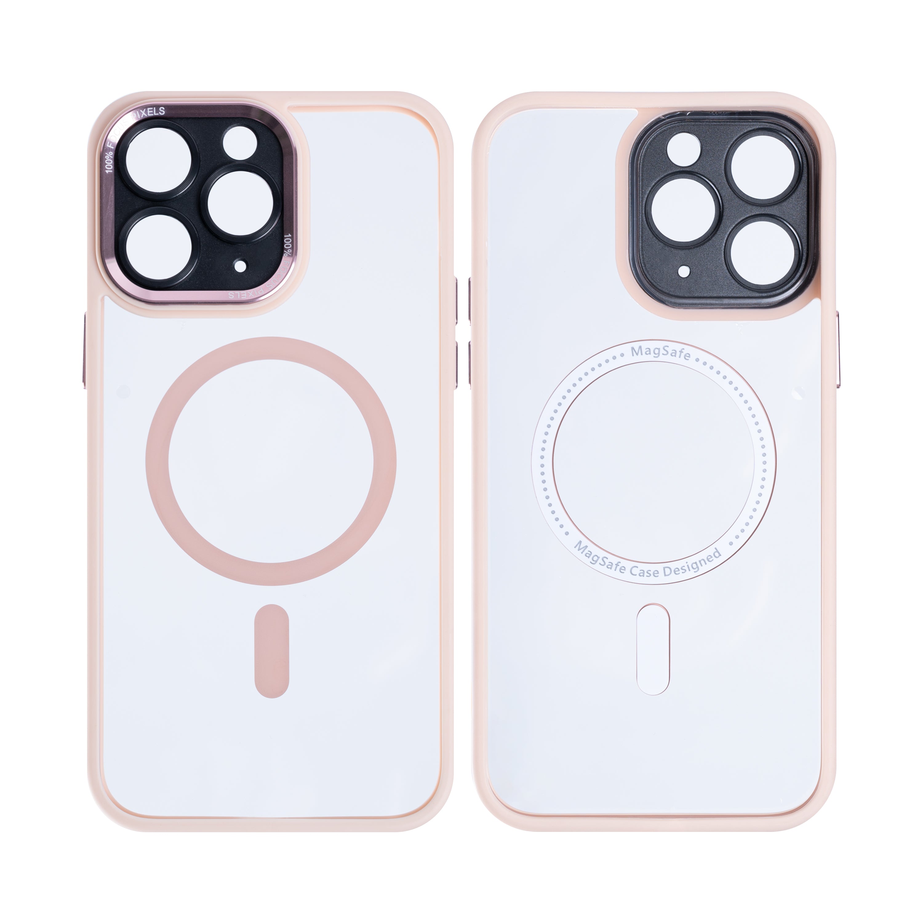 Rixus Classic 04 Case With MagSafe For iPhone 11 Pro Pink