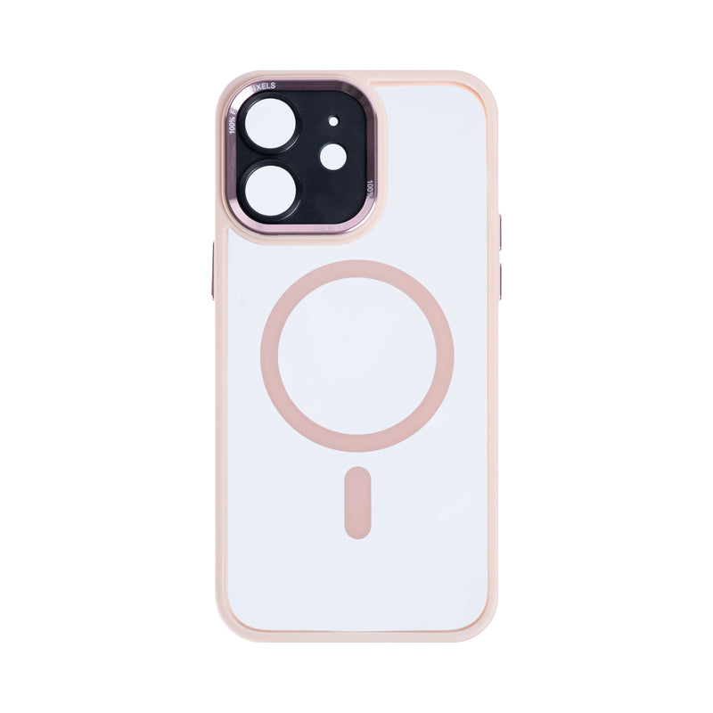 Rixus Classic 04 Case With MagSafe For iPhone 12 Pink