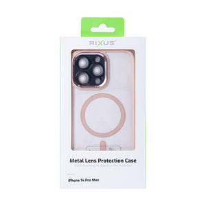 Rixus Classic 04 Case With MagSafe For iPhone 14 Pro Max Pink