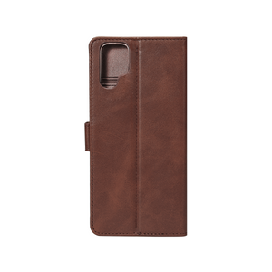 Rixus Bookcase For Samsung Galaxy S23 Ultra S918B Brown