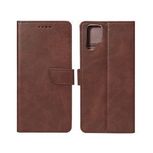 Rixus Bookcase For Samsung Galaxy S23 Ultra S918B Brown