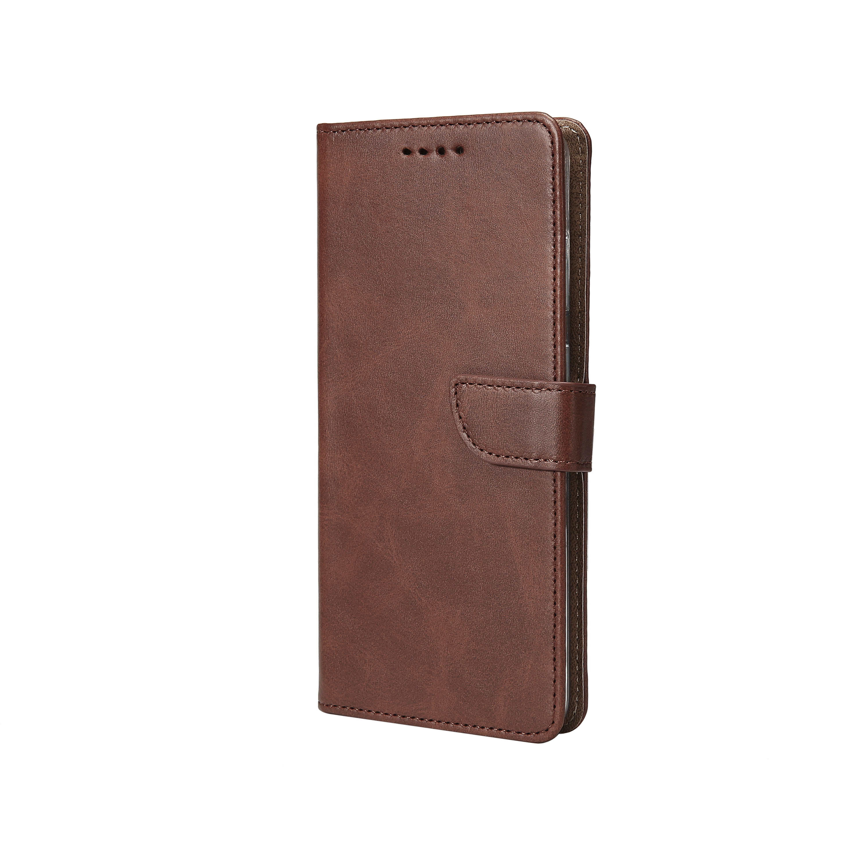 Rixus Bookcase For Samsung Galaxy S23 Ultra S918B Brown