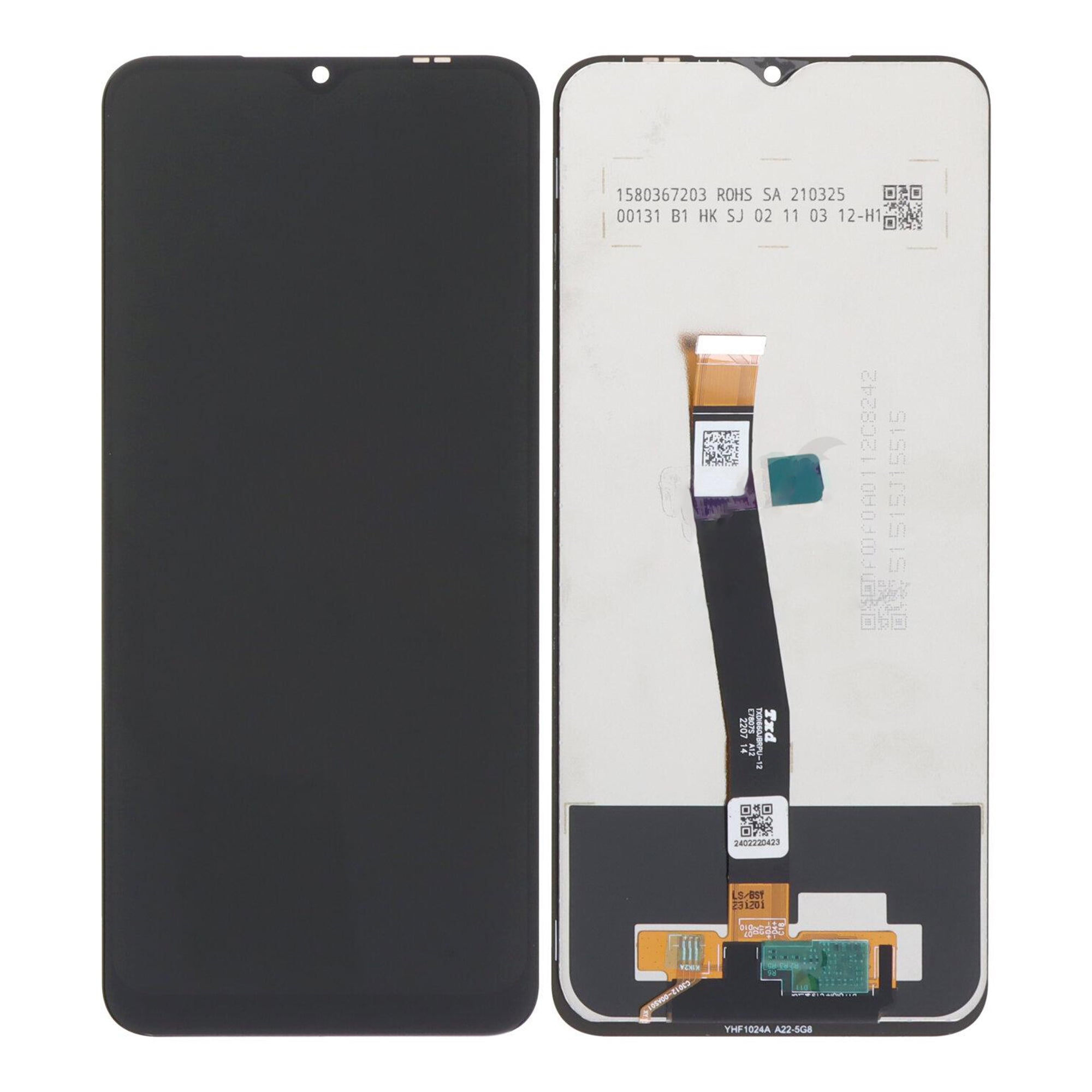 Samsung Galaxy A22 5G A226B Display And Digitizer Without Frame Black Soft-OLED