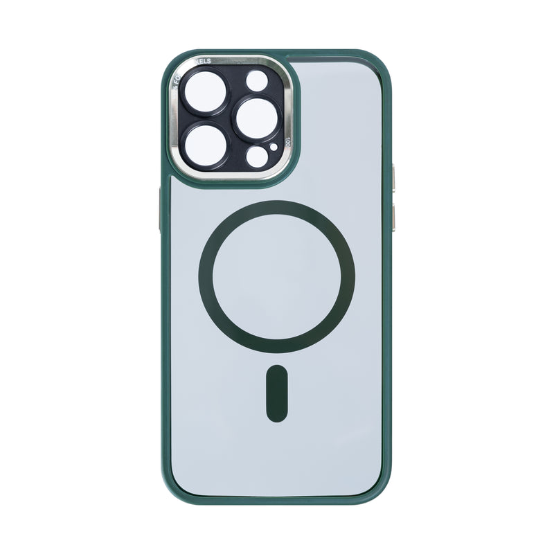 Rixus Classic 04 Case With MagSafe For iPhone 12 Pro Dark Green