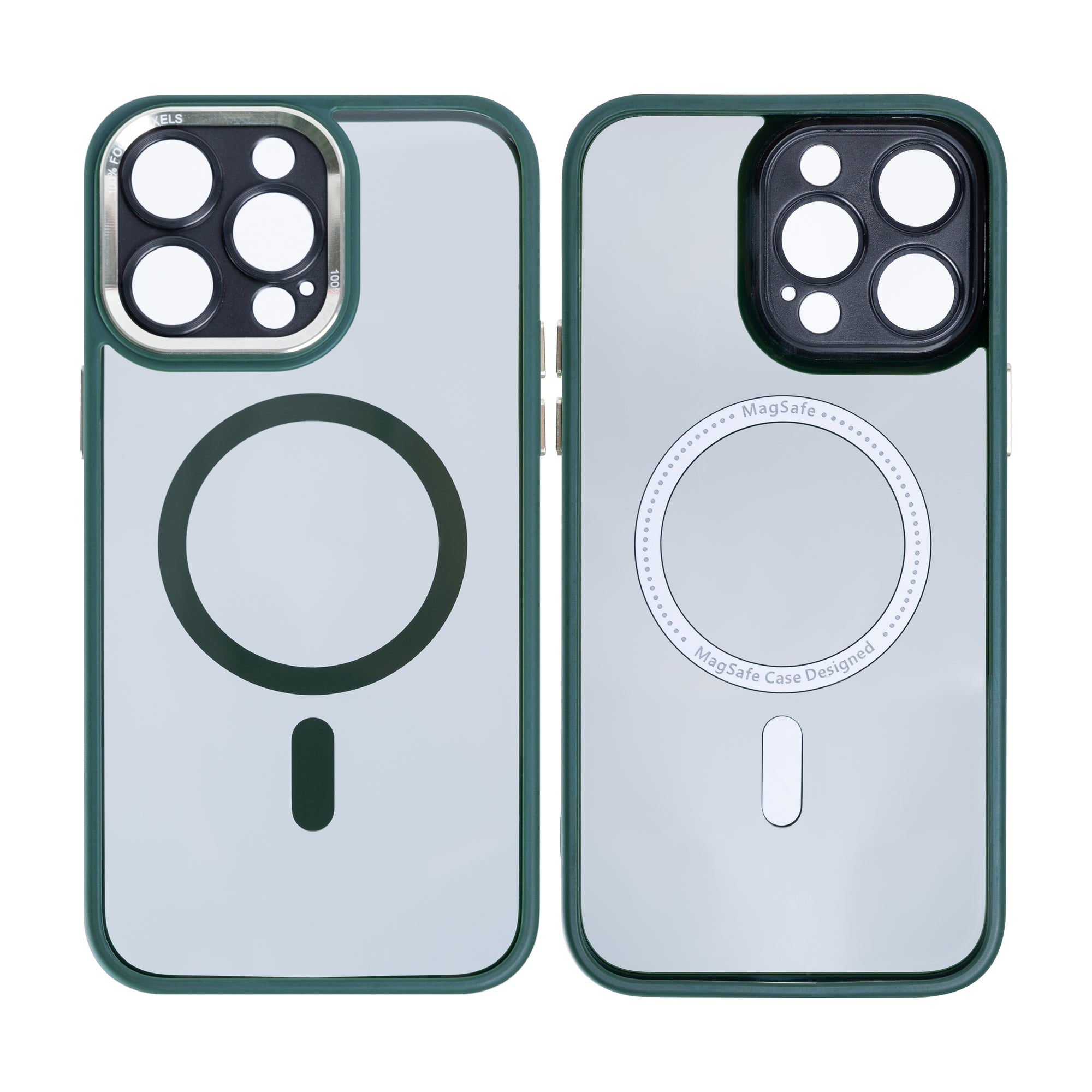 Rixus Classic 04 Case With MagSafe For iPhone 12 Pro Dark Green