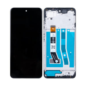 Motorola Moto G54, G54 Power Display And Digitizer With Frame Black OEM