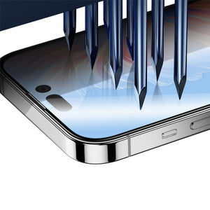 Rixus Clear HD Full Curved Edge Tempered Glass For iPhone 16 Pro