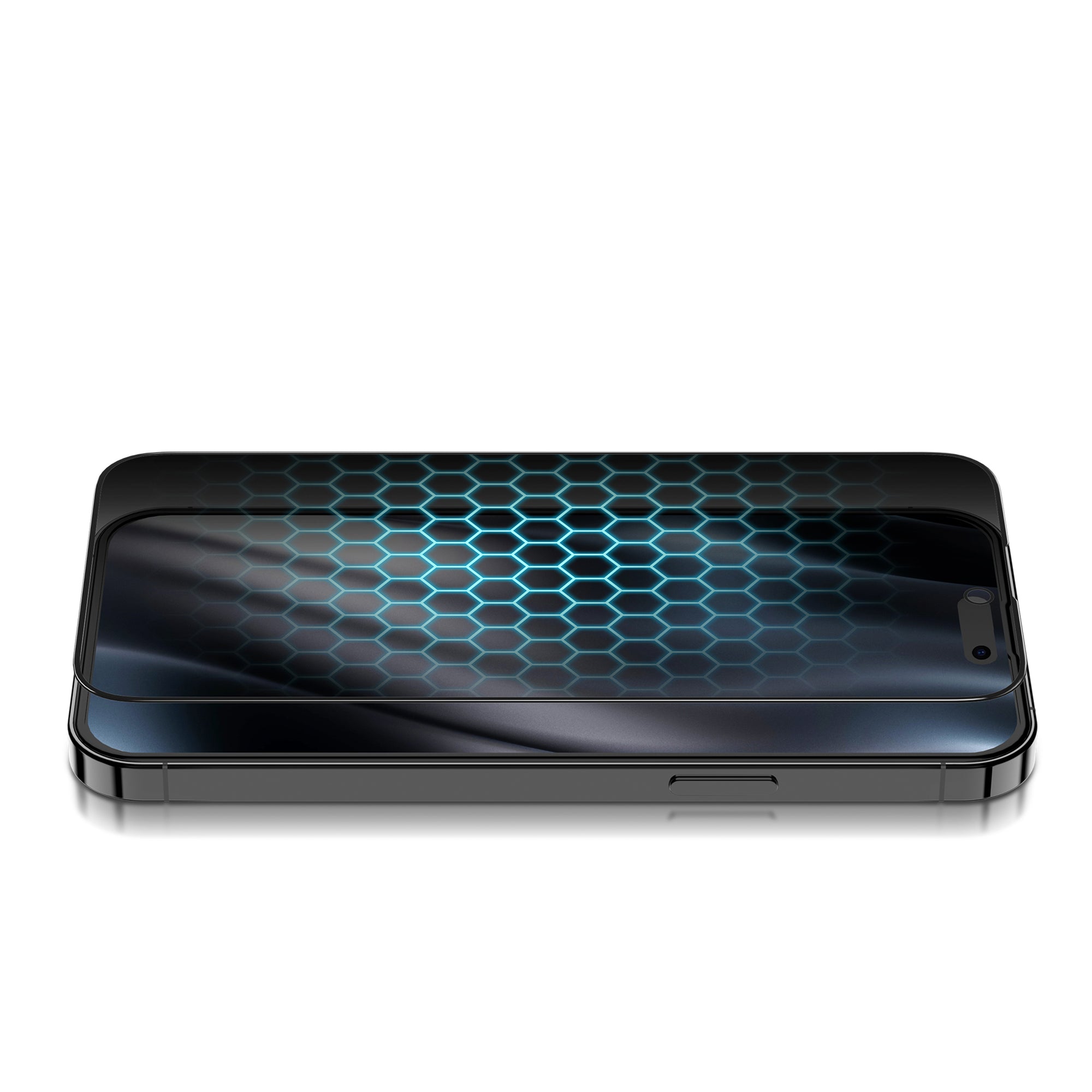 Rixus Privacy Full Curved Edge Tempered Glass For iPhone 16
