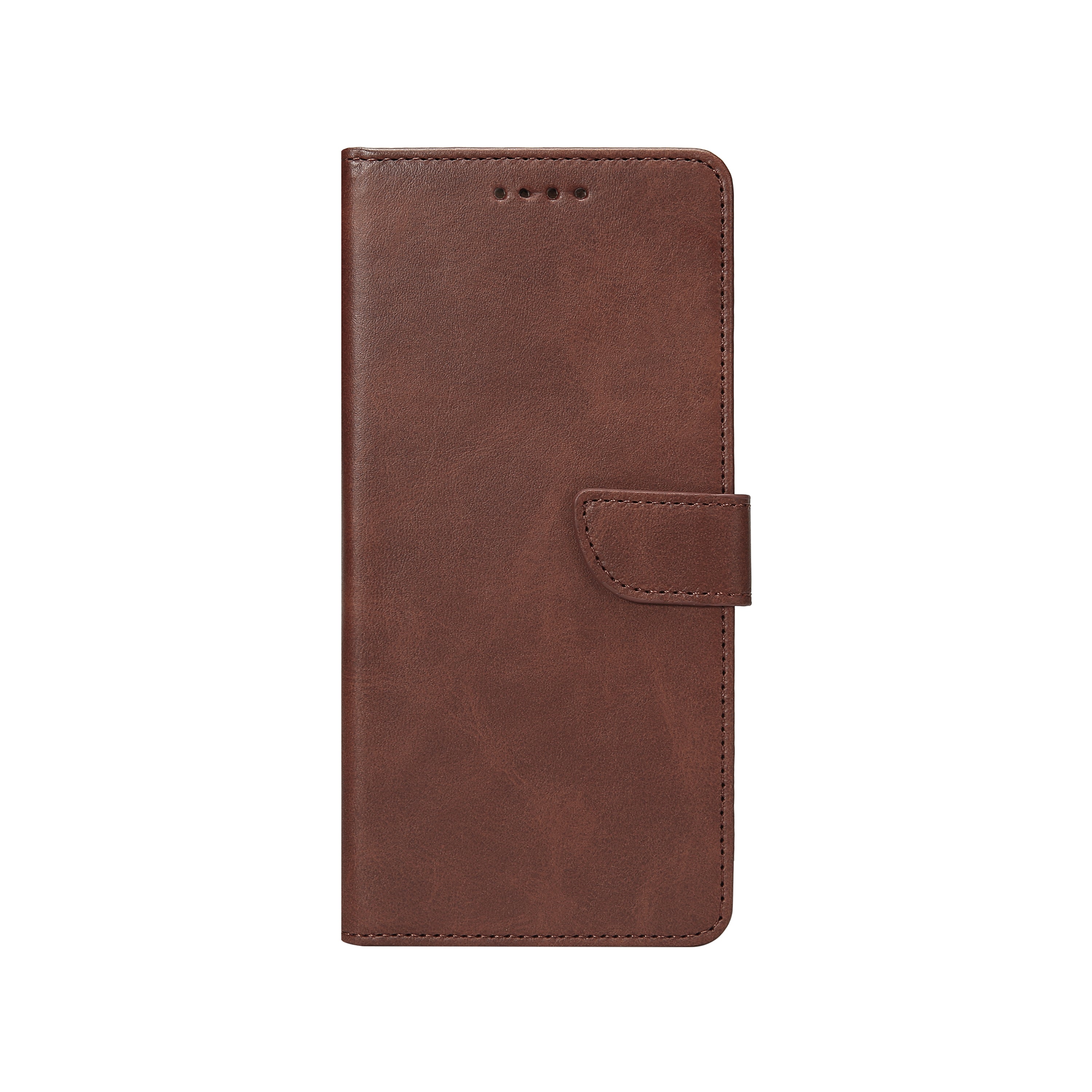 Rixus Bookcase For iPhone 16 Brown