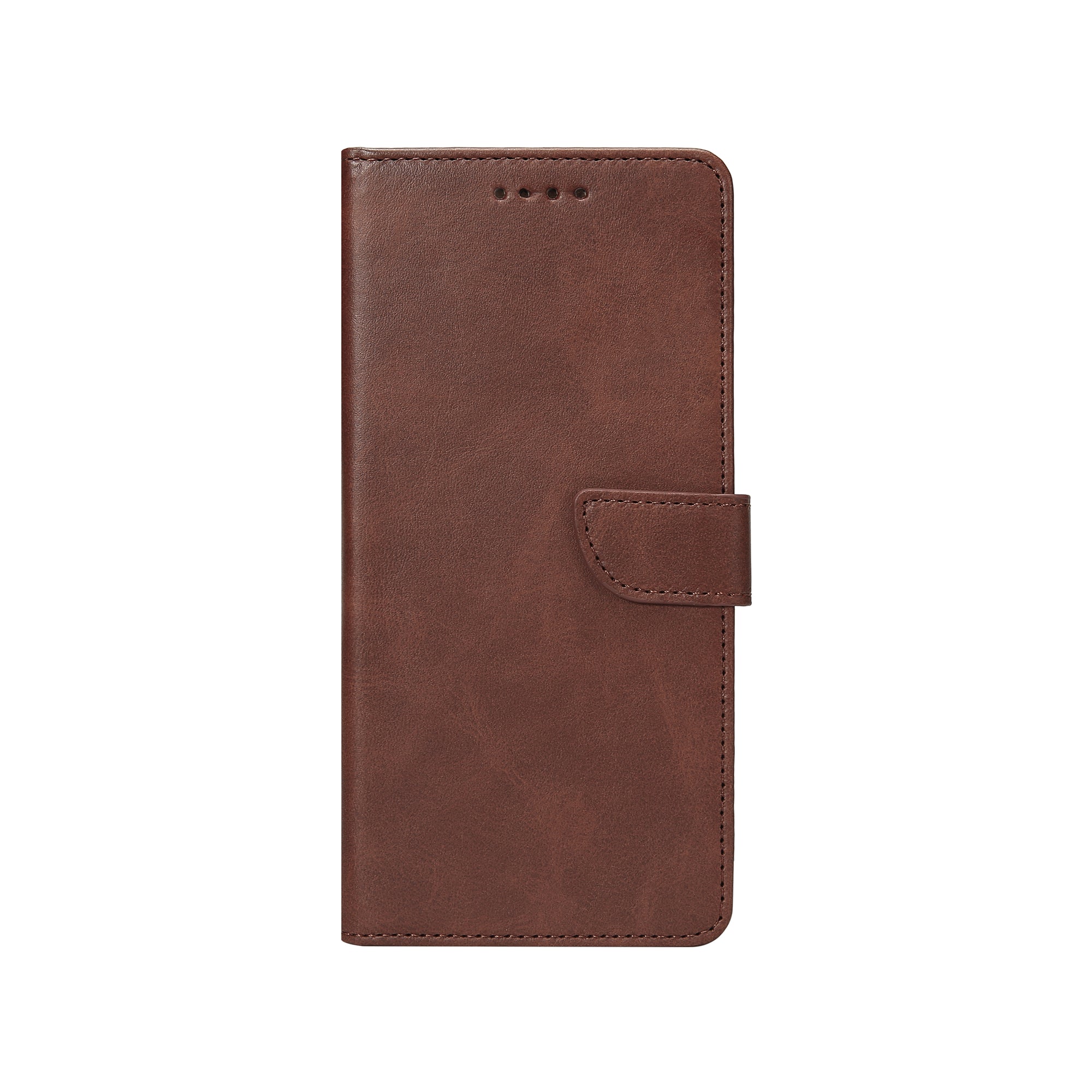 Rixus Bookcase For iPhone 16 Brown