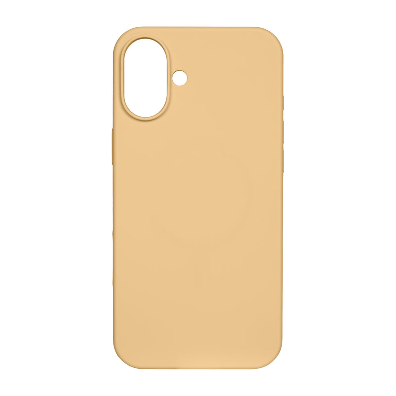 Rixus For iPhone 16 Soft TPU Phone Case With MagSafe Gold