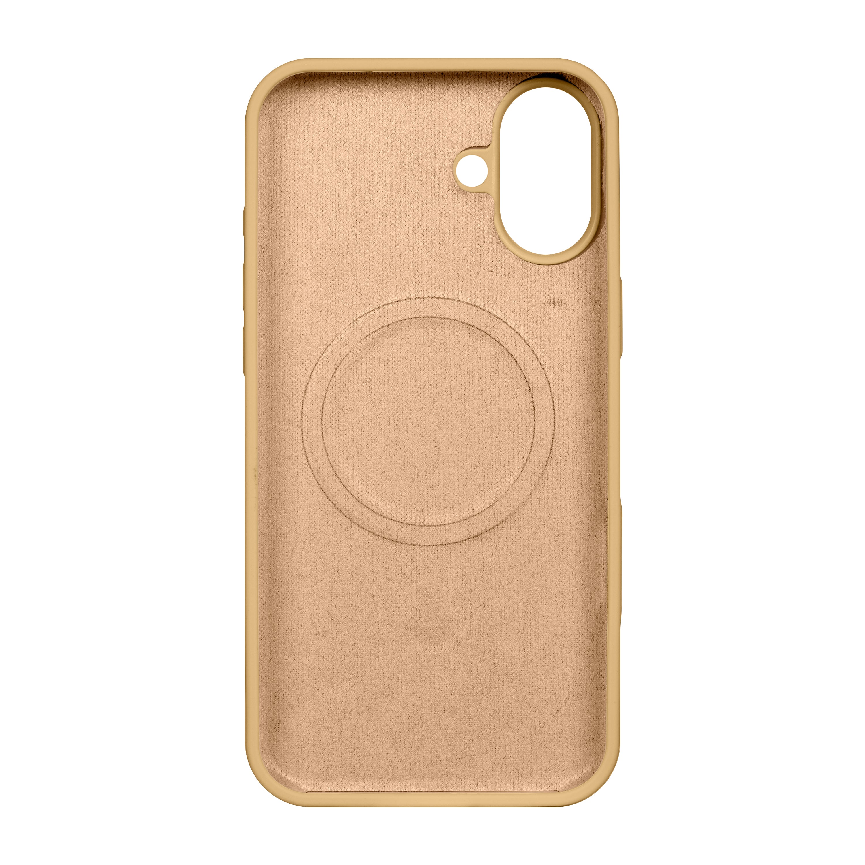 Rixus For iPhone 16 Soft TPU Phone Case With MagSafe Gold