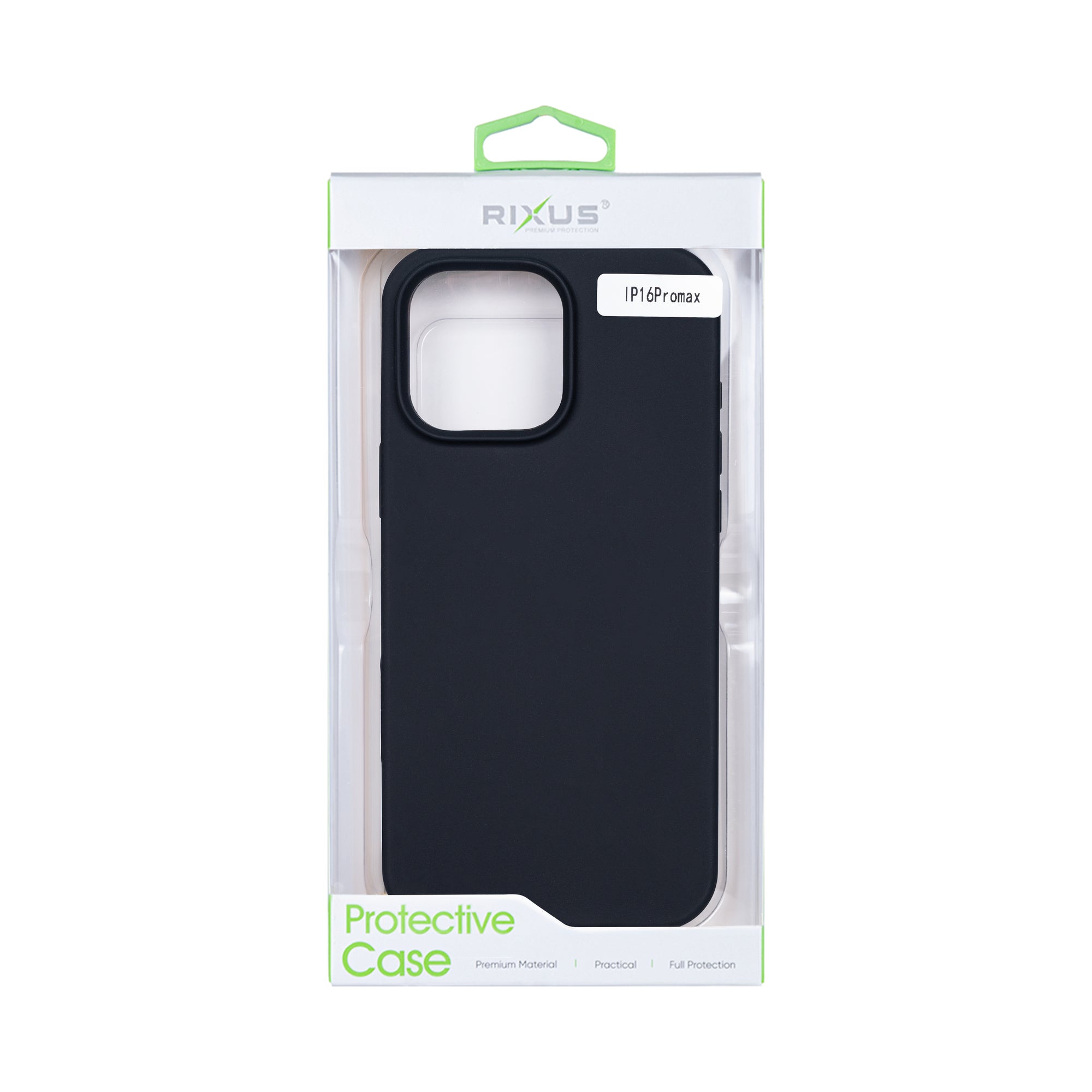 Rixus For iPhone 16 Pro Max Soft TPU Phone Case With MagSafe Black