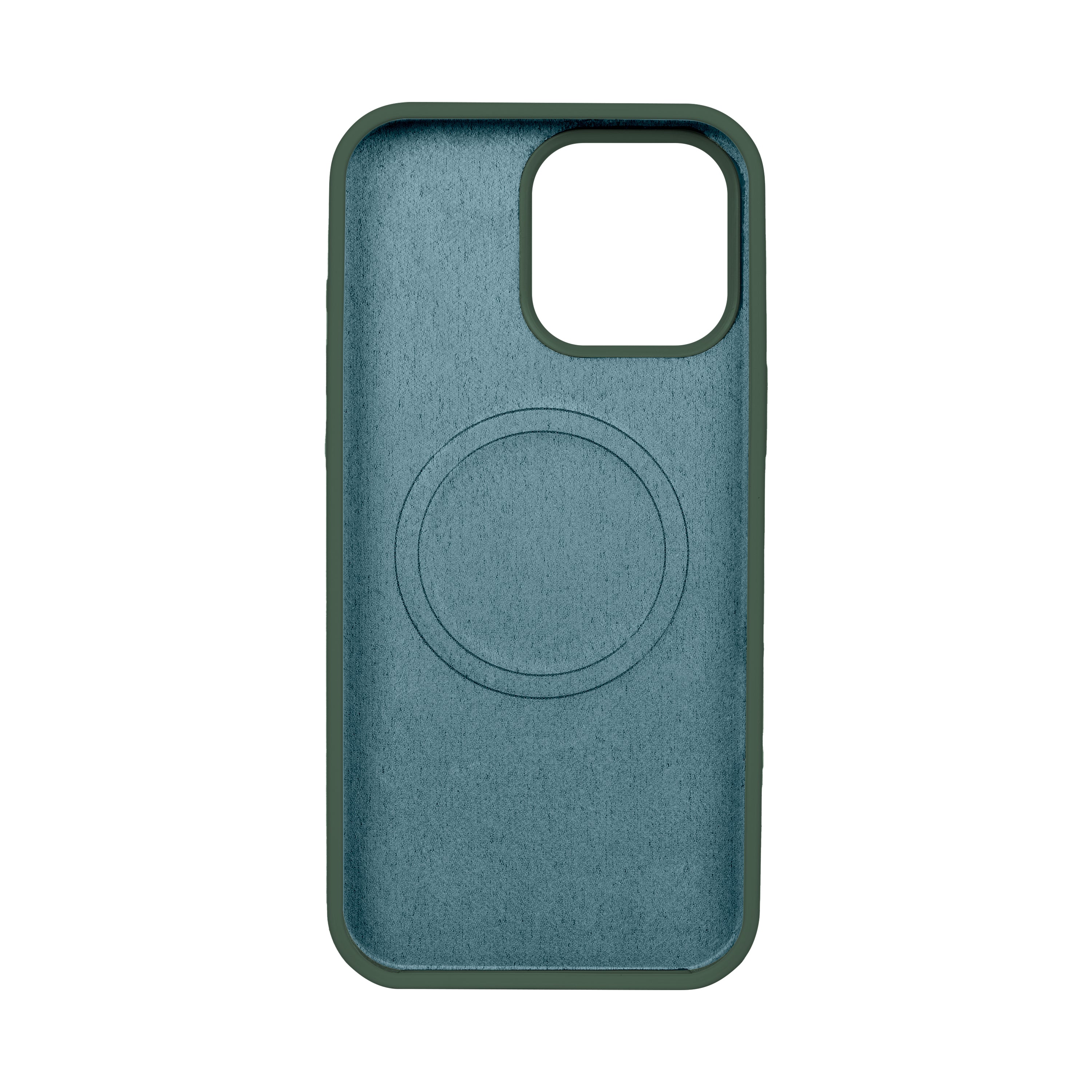 Rixus For iPhone 16 Pro Max Soft TPU Phone Case With MagSafe Dark Green