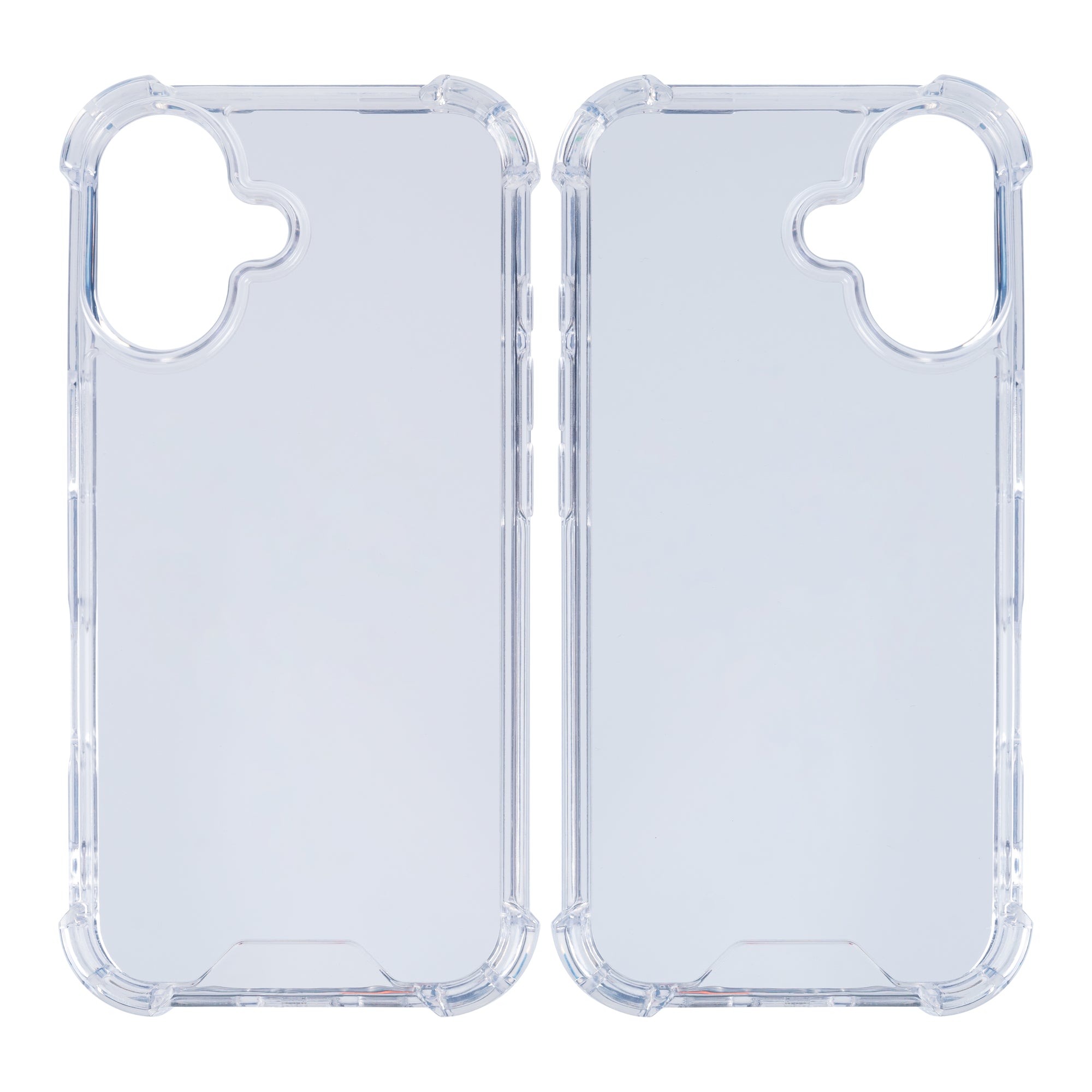 Rixus For iPhone 16 Anti-Burst Case Transparent