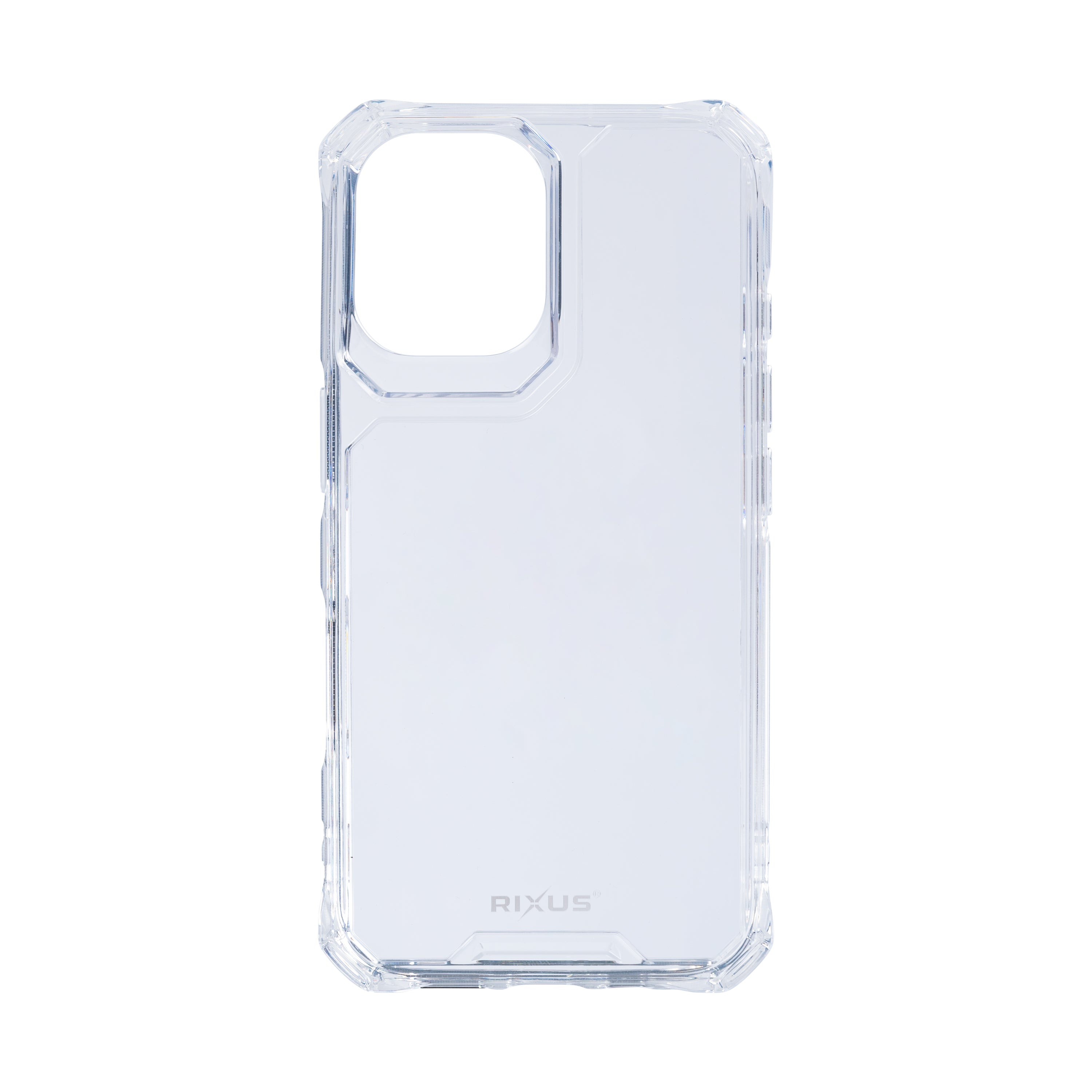Rixus For iPhone 16 Armor-X Anti Shock Case Transparent