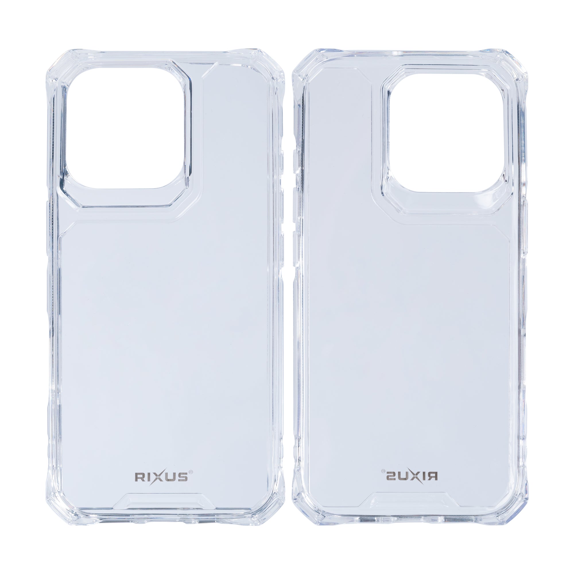 Rixus For iPhone 16 Pro Max Armor-X Anti Shock Case Transparent