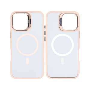 Rixus Classic 03 Case With MagSafe For iPhone 16 Light Pink