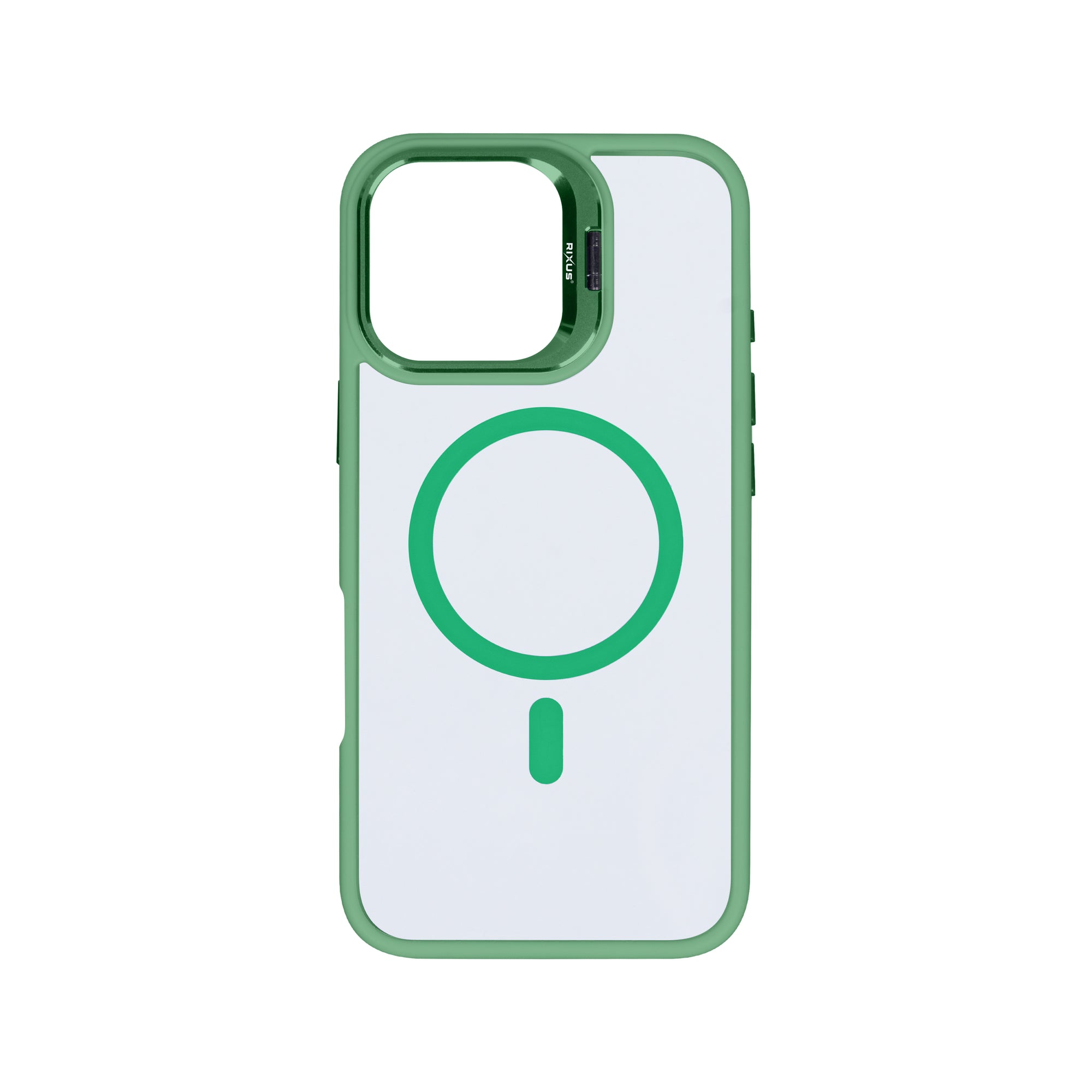 Rixus Classic 03 Case With MagSafe For iPhone 16 Pro Light Green