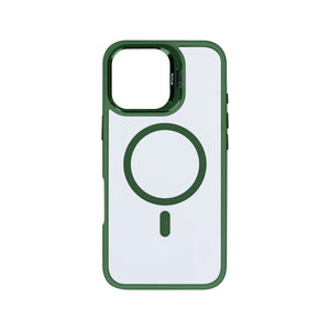 Rixus Classic 03 Case With MagSafe For iPhone 16 Pro Dark Green