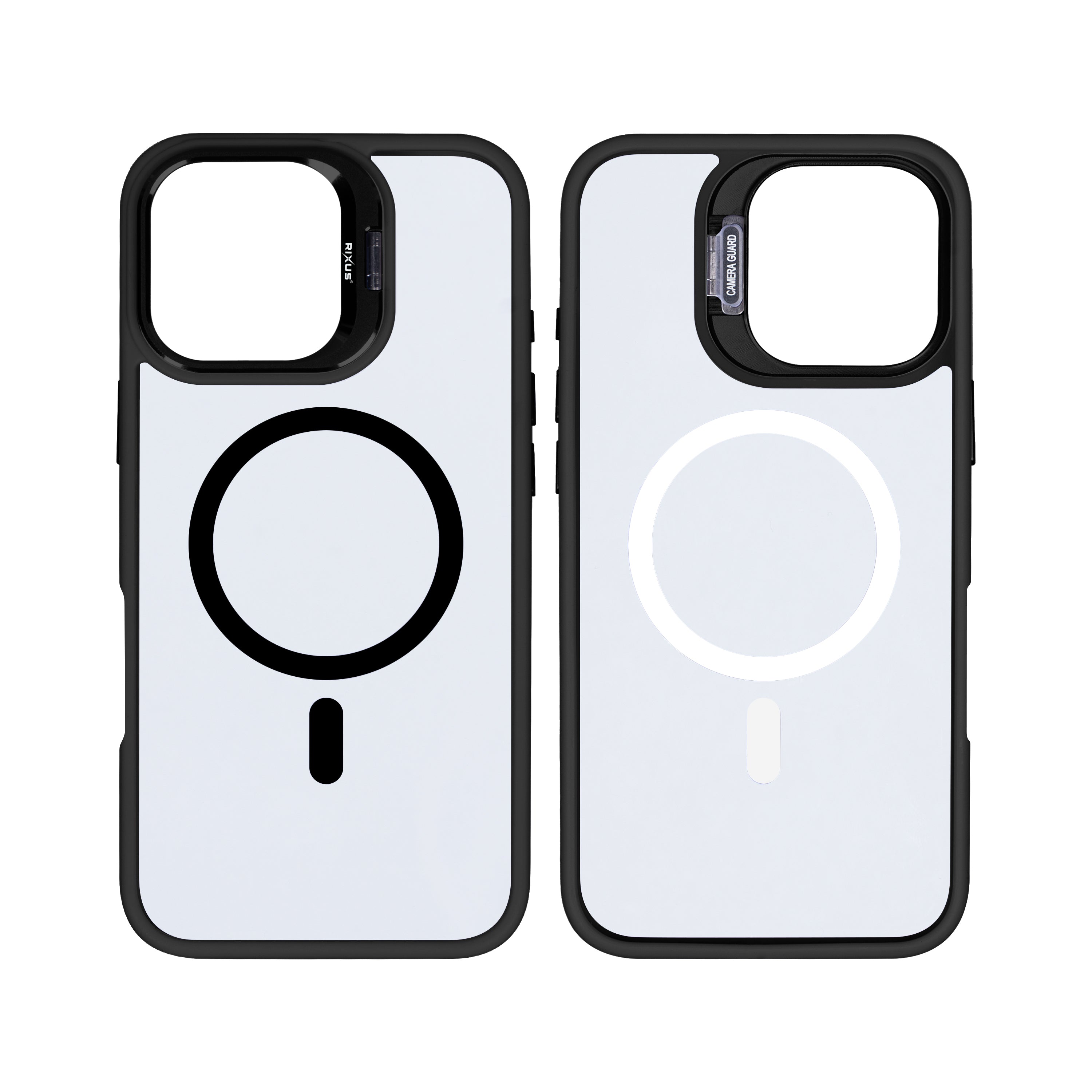 Rixus Classic 03 Case With MagSafe For iPhone 16 Pro Black