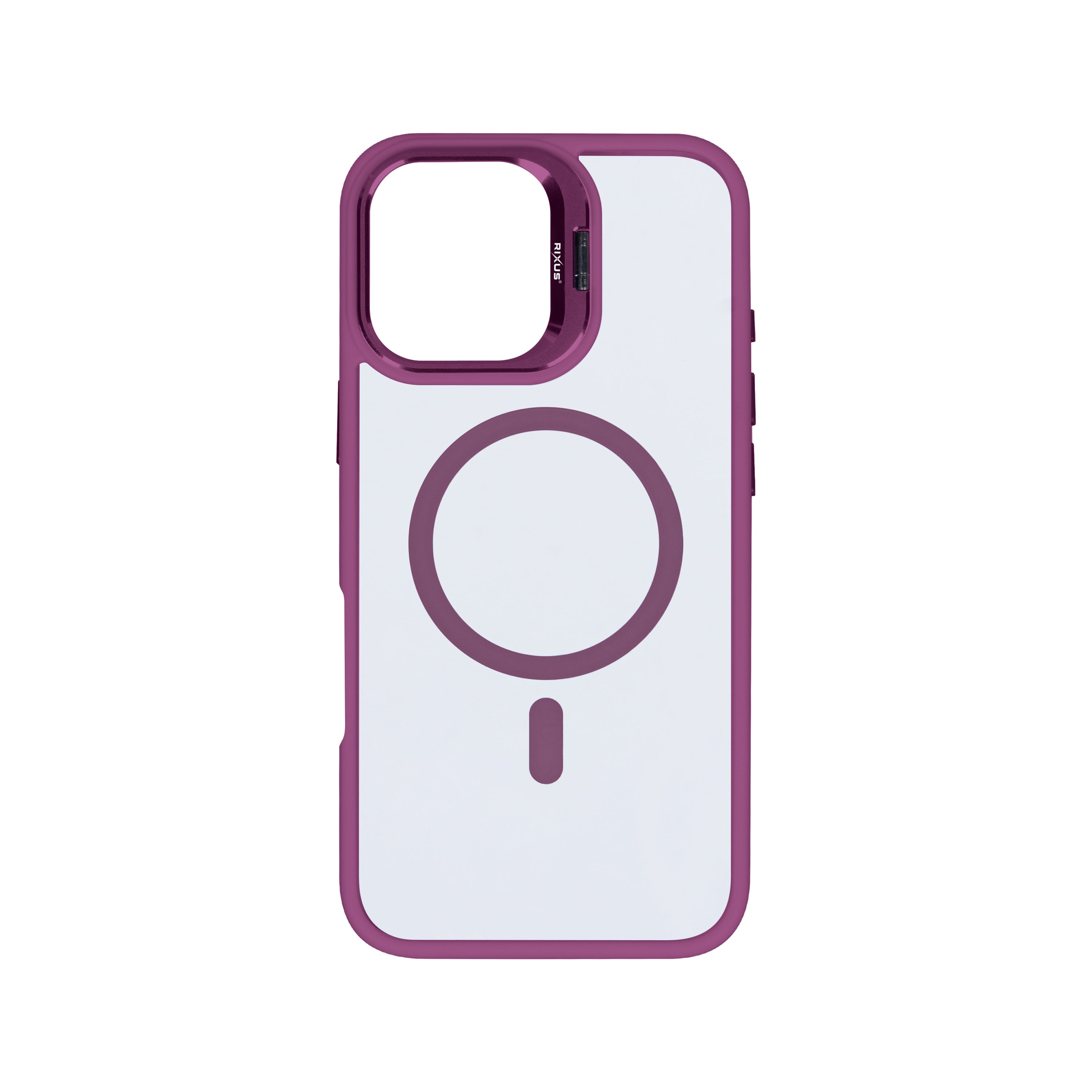 Rixus Classic 03 Case With MagSafe For iPhone 16 Plus Dark Pink
