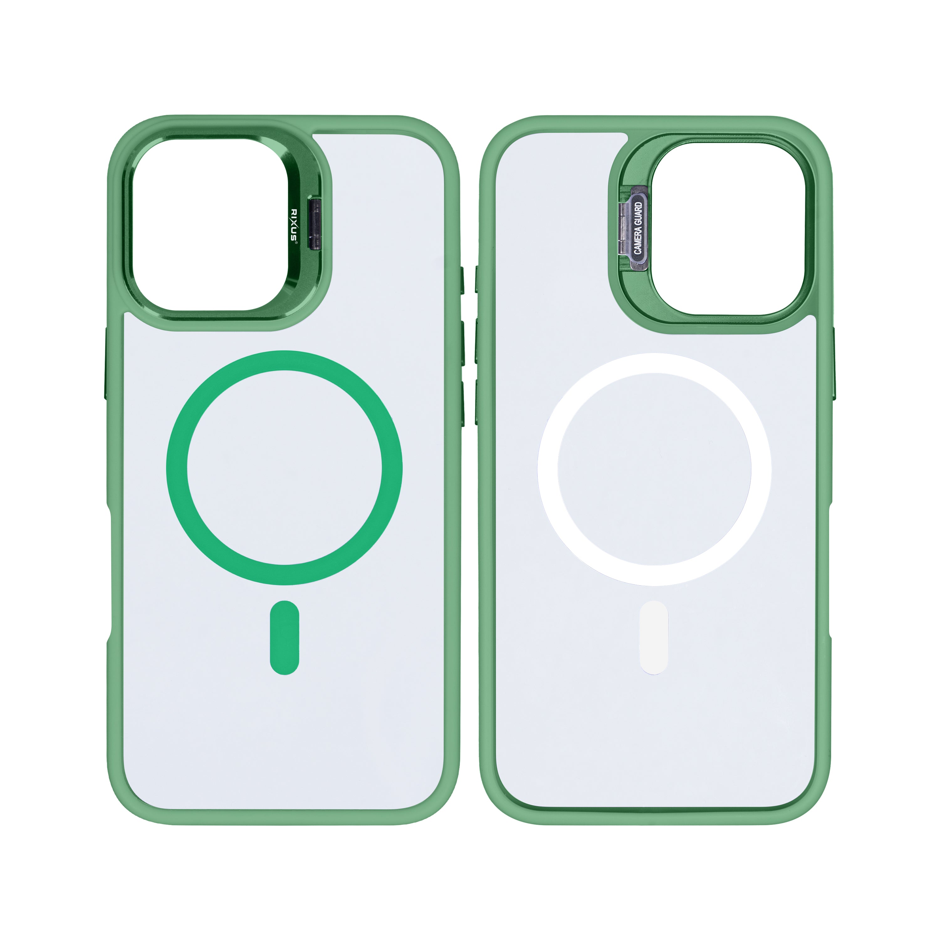 Rixus Classic 03 Case With MagSafe For iPhone 16 Plus Light Green