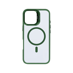 Rixus Classic 03 Case With MagSafe For iPhone 16 Plus Dark Green