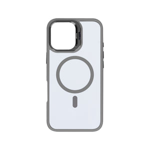 Rixus Classic 03 Case With MagSafe For iPhone 16 Plus Titanium Grey