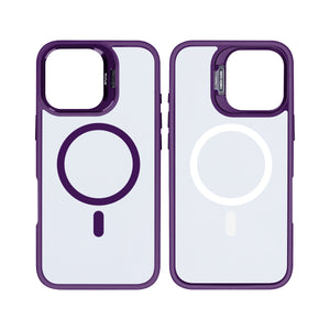 Rixus Classic 03 Case With MagSafe For iPhone 16 Pro Max Deep Purple