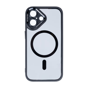 Rixus Classic 04 Case With MagSafe For iPhone 16 Plus Black