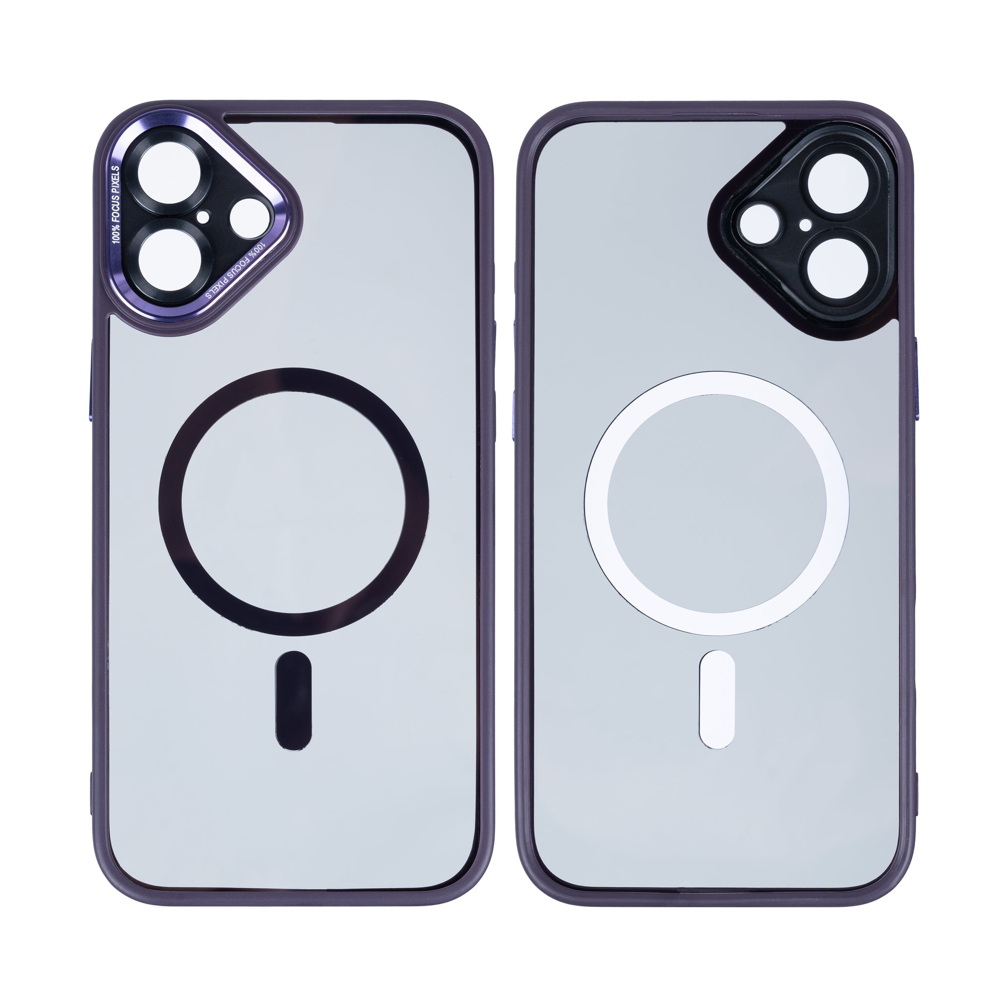 Rixus Classic 04 Case With MagSafe For iPhone 16 Plus Purple