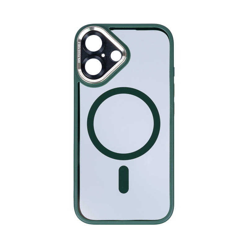 Rixus Classic 04 Case With MagSafe For iPhone 16 Plus Dark Green