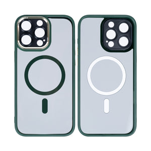 Rixus Classic 04 Case With MagSafe For iPhone 16 Pro Max Dark Green