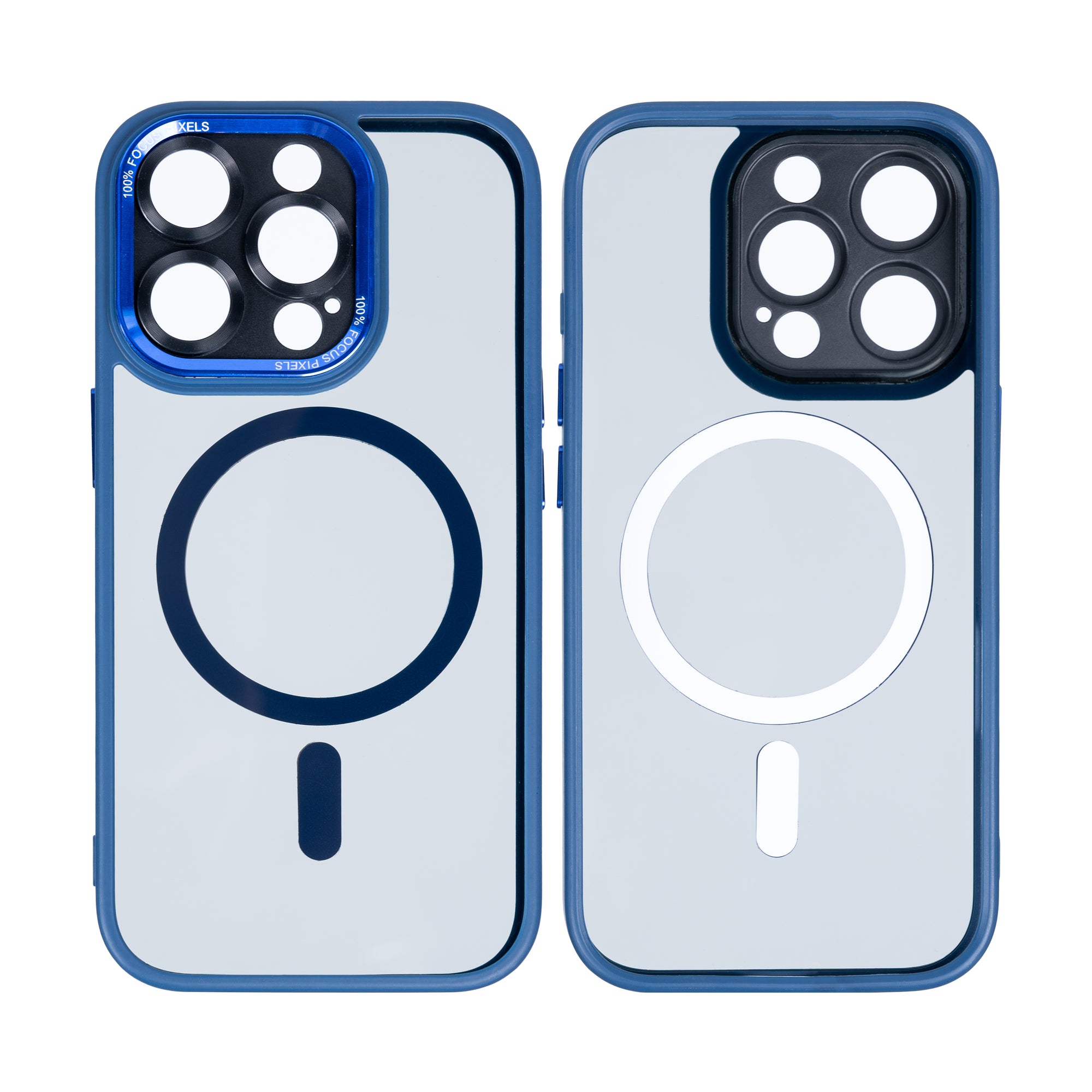 Rixus Classic 04 Case With MagSafe For iPhone 16 Pro Max Dark Blue