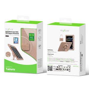 Rixus RXTC08 Anti Shock Case For iPad Pro 13" (2024) Latte