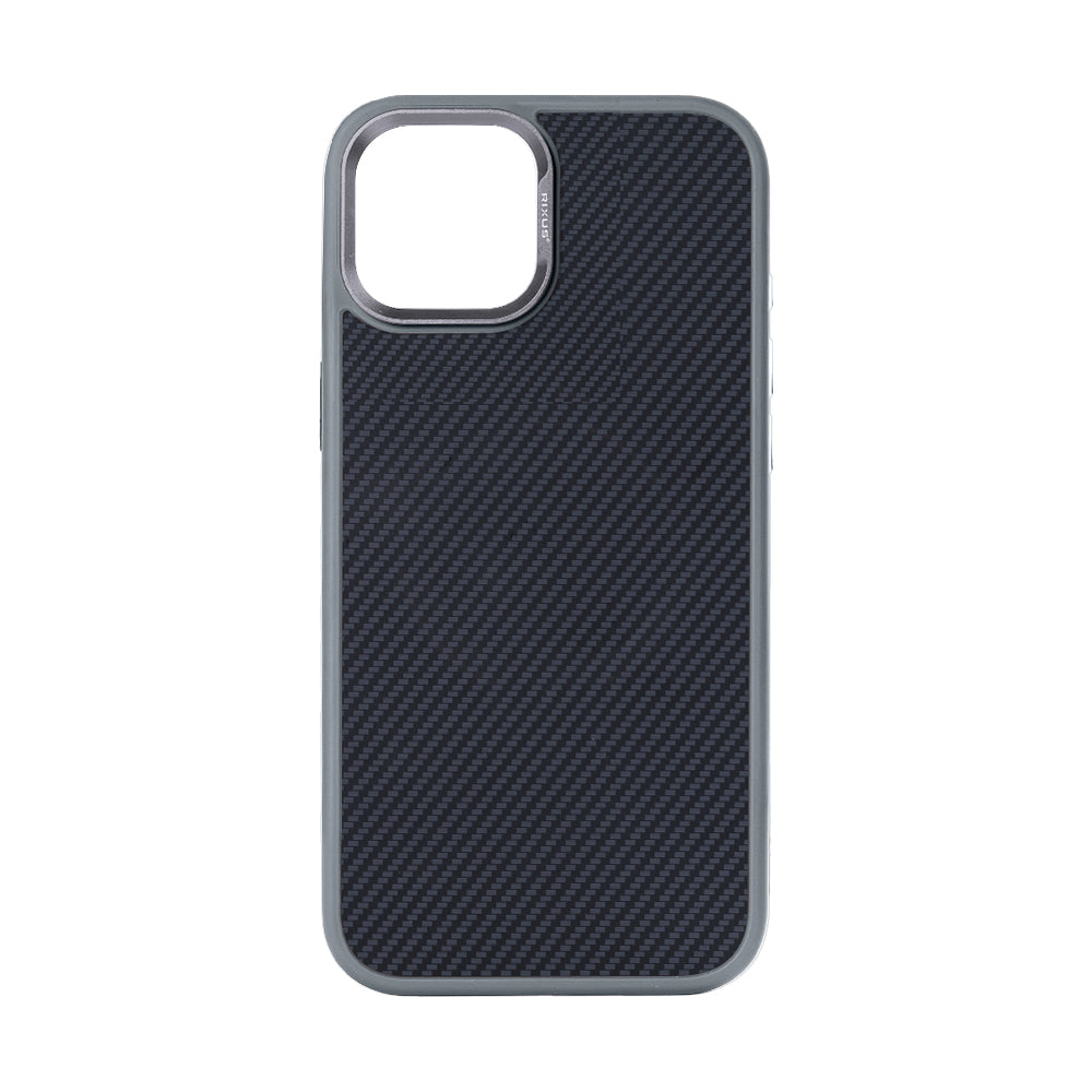Rixus Mag Carbon With MagSafe For iPhone 14 Titanium Grey