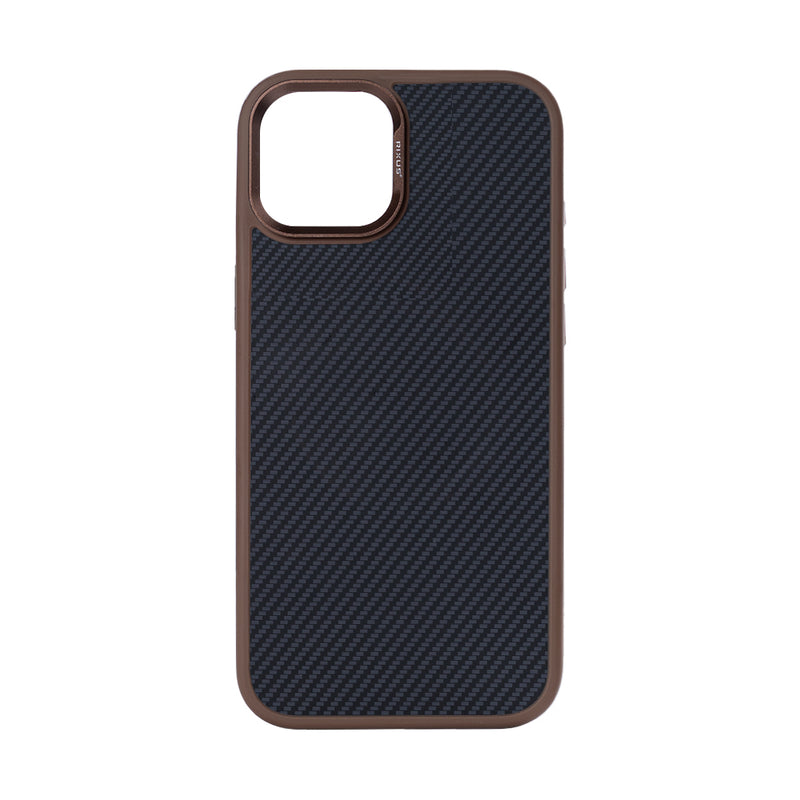 Rixus Mag Carbon With MagSafe For iPhone 14 Brown