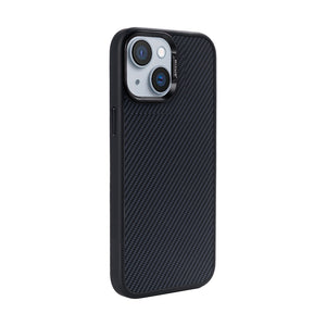 Rixus Mag Carbon With MagSafe For iPhone 14 Titanium Black