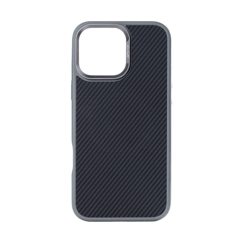Rixus Mag Carbon With MagSafe For iPhone 16 Pro Titanium Grey