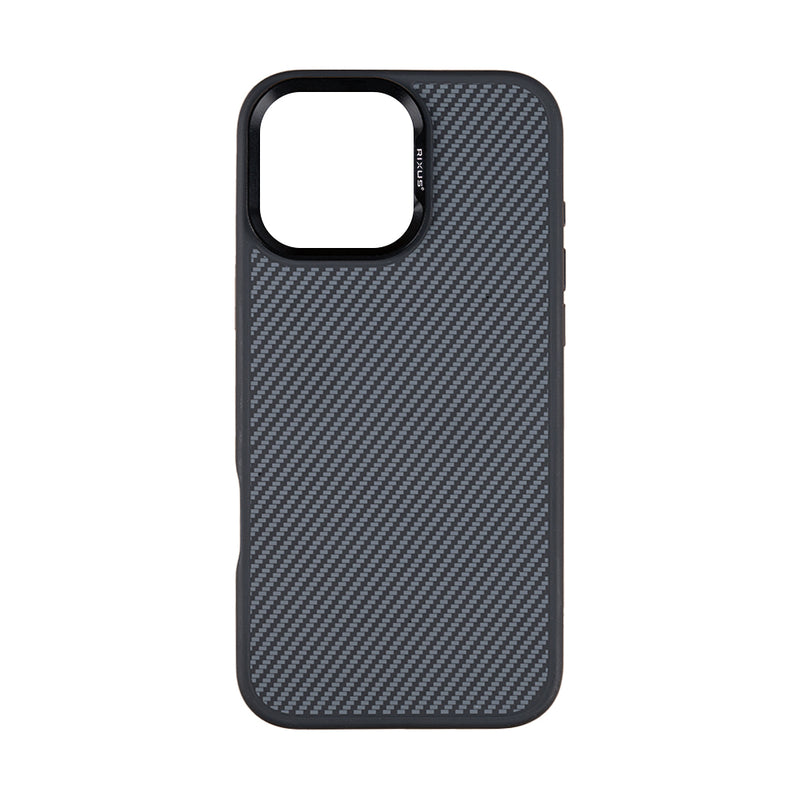 Rixus Mag Carbon With MagSafe For iPhone 16 Pro Titanium Black
