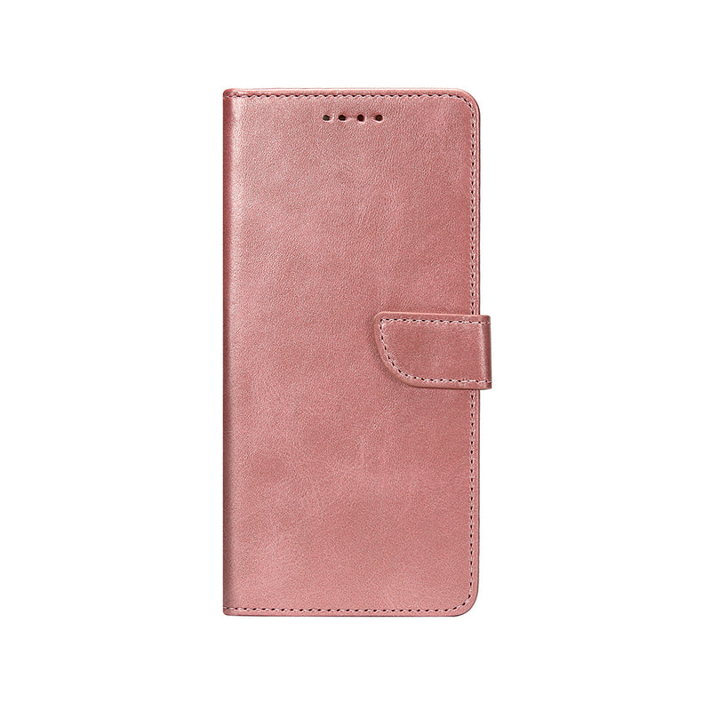 Rixus Bookcase For Samsung Galaxy S25 S9310 Pink