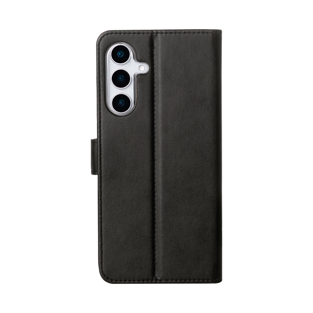 Rixus Bookcase For Samsung Galaxy S25 S9310 Black
