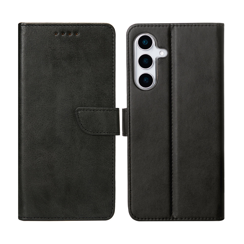 Rixus Bookcase For Samsung Galaxy S25 S9310 Black