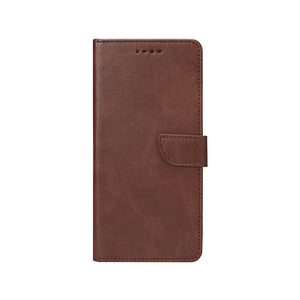 Rixus Bookcase For Samsung Galaxy S25 Ultra S938B Brown