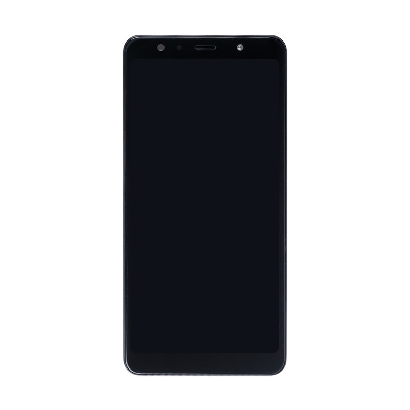 Samsung Galaxy A7 A750F (2018) Display and Digitizer With Frame Black SOFT-OLED
